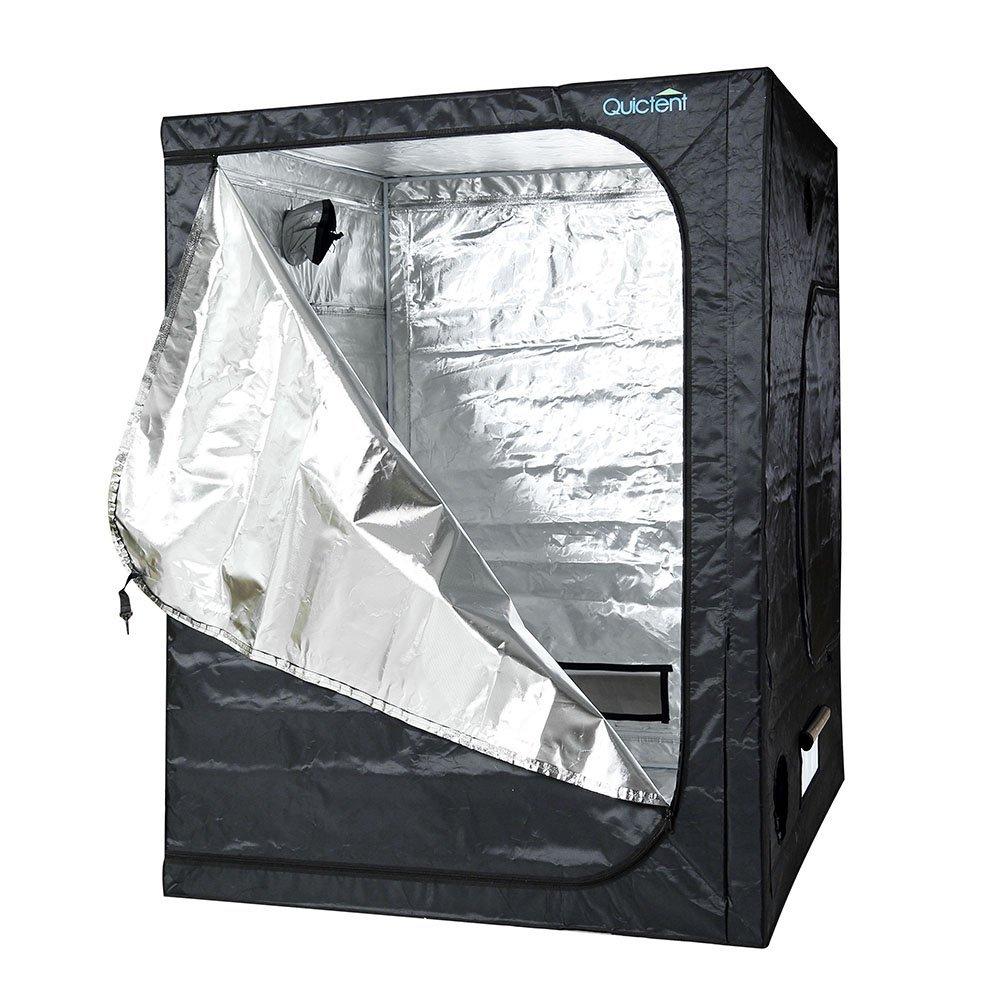 Quictent 5ft x 5ft x 6ft6inch Mylar Hydroponic Grow Tent For Plants Indoors