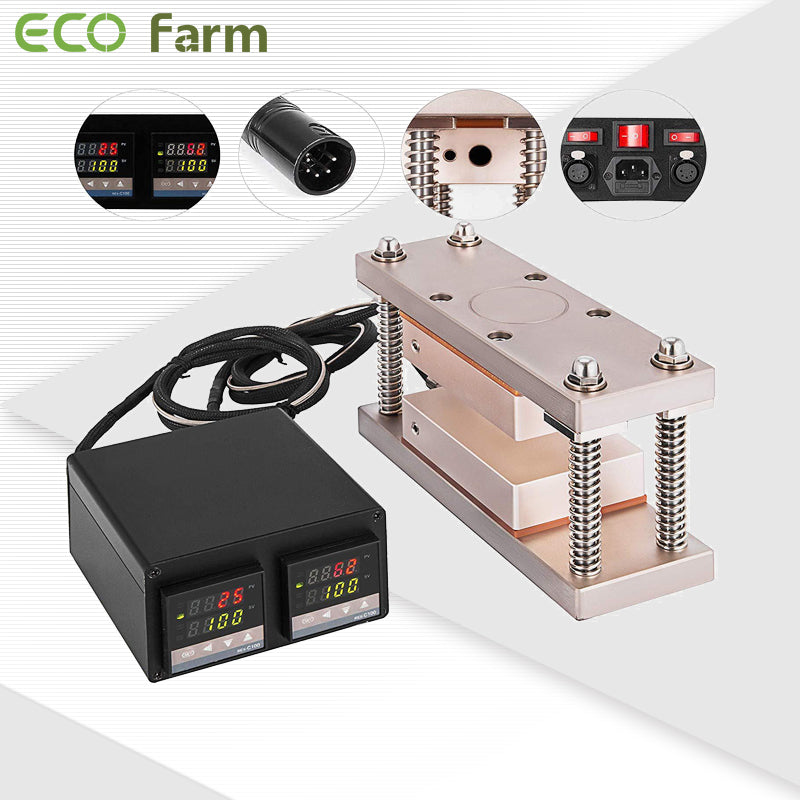 ECO Farm Rosin Press Aluminum Plate Kit With Dual Temperature Sensor Hot Rod-growpackage.com