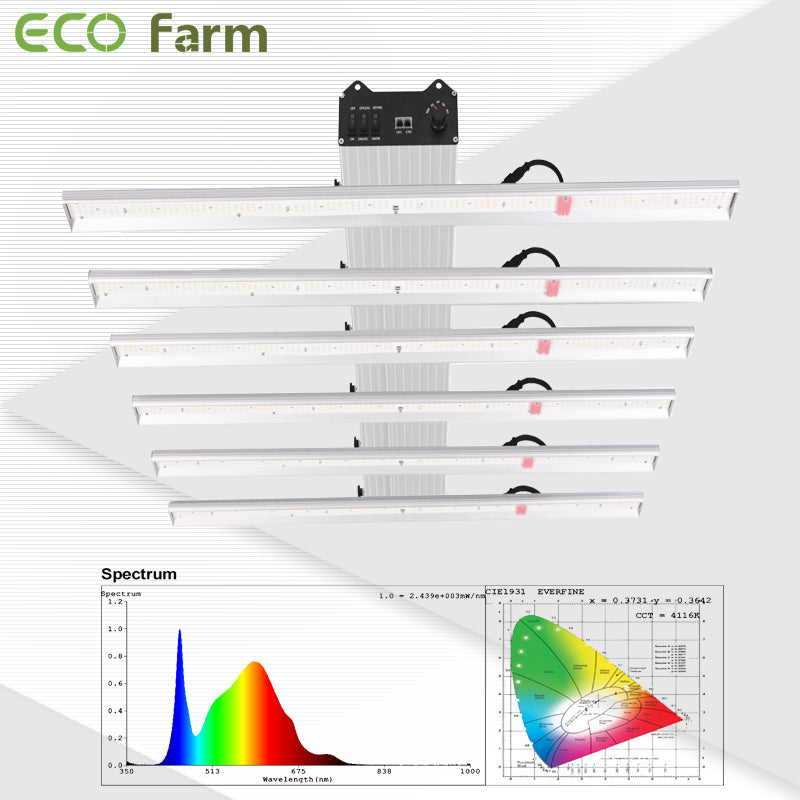 ECO Farm LUX 700W Full Spectrum Dimmable LED Grow Light