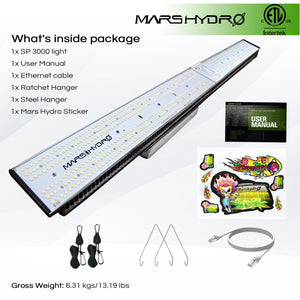 Mars Hydro SP 3000 (Pre order. Available ~June 25) - LED Grow Lights Depot