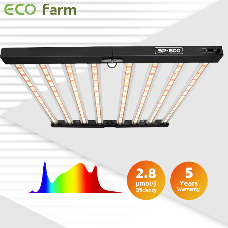 ECO Farm SP-400/SP-600/SP-800 Samsung Foldable Dimmable Full Spectrum LED Grow LED Bar Light
