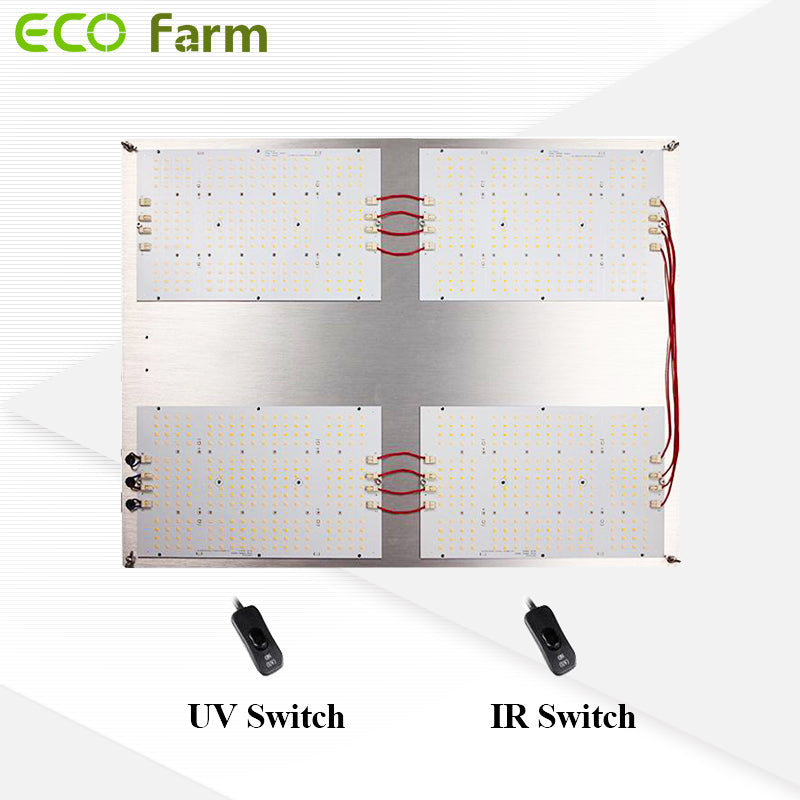 ECO Farm SAMSUNG LM301H+CREE 660nm+LG395 UV+CREE 730nm IR Dimmable Quantum Board-growpackage.com