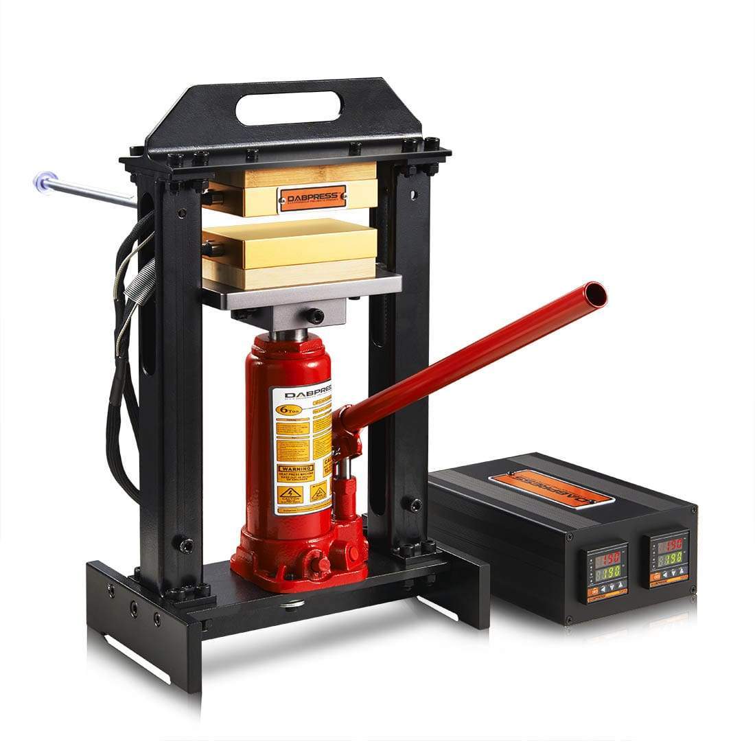 6 Ton Personal Rosin Press - 3x5" Heated Platens & Replaceable Bottle Jack Included - 500 Watts | Dabpress