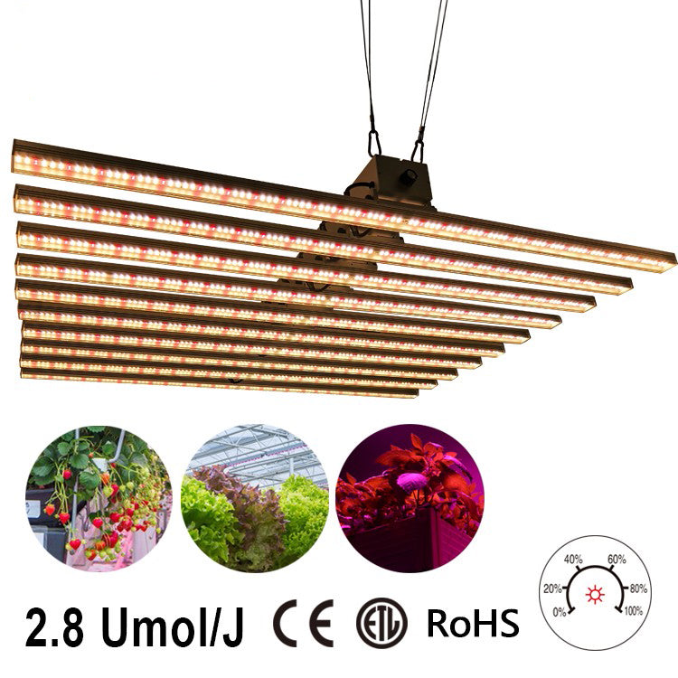 ECO Farm 400W/600W/800W/1000W/1200W Dimmable LED Grow Light Bar-growpackage.com