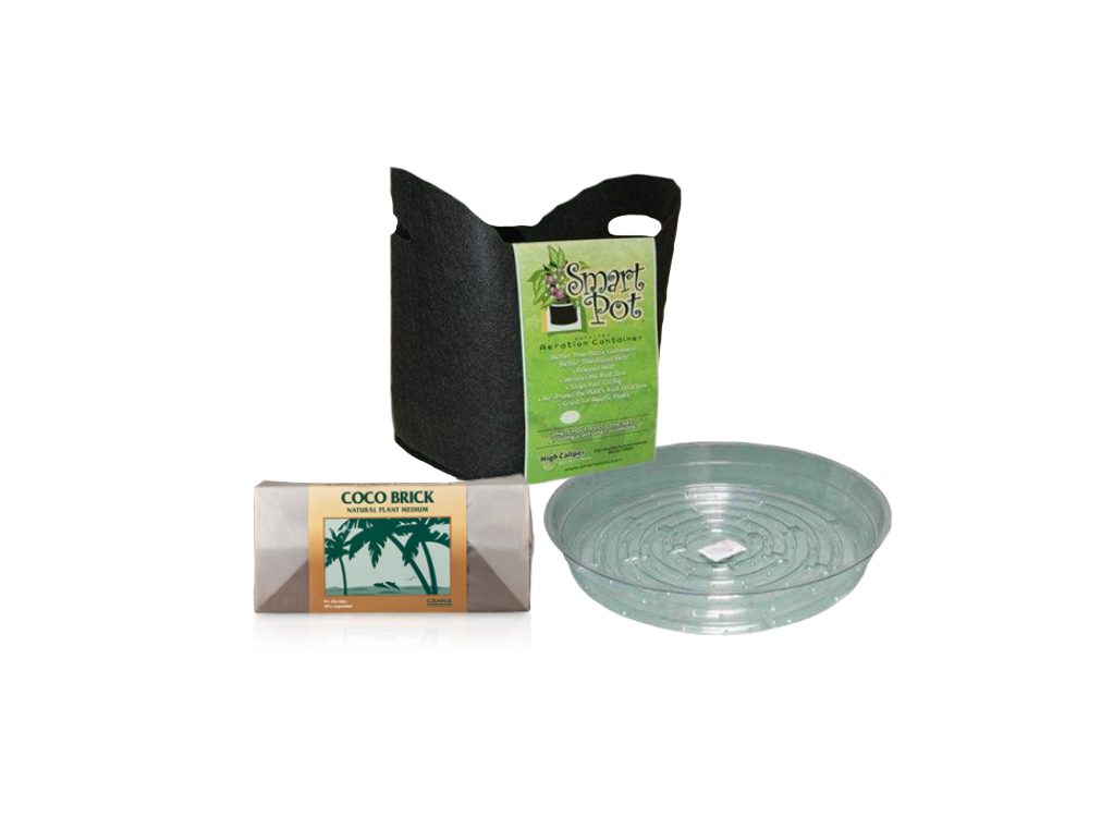 LED Coco Complete Starter Grow Kits for 1 XL Plant