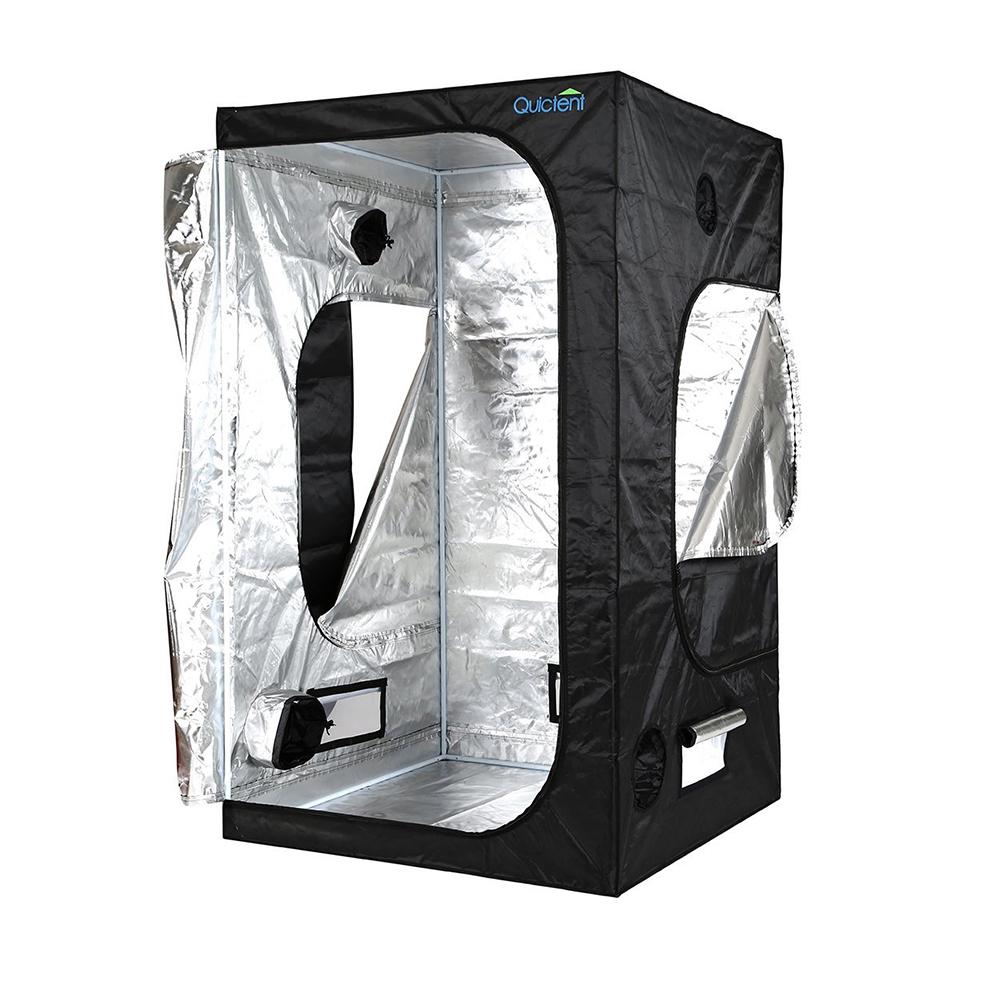 Quictent 4ft x 4ft x 6ft6inch Mylar Hydroponic Grow Tent For Plants Indoors