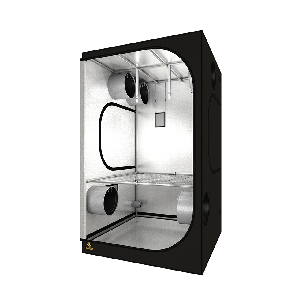 Secret Jardin DR120 Dark Room 4ft x 4ft x 6.7ft Tent For Growing Plants Indoors