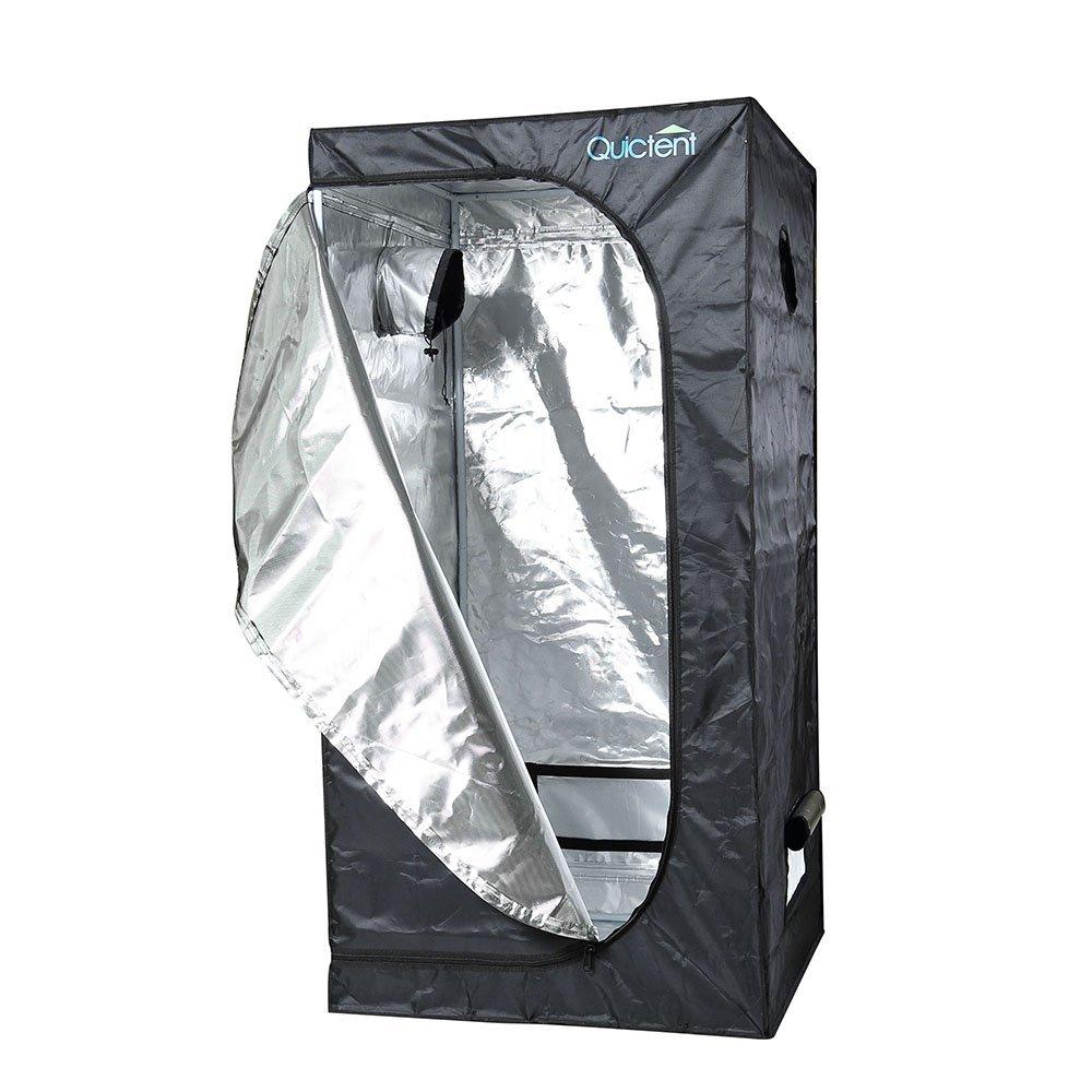 Quictent 2ft8inch x 2ft8inch x 5ft3inch Mylar Hydroponic Grow Tent For Plants Indoors