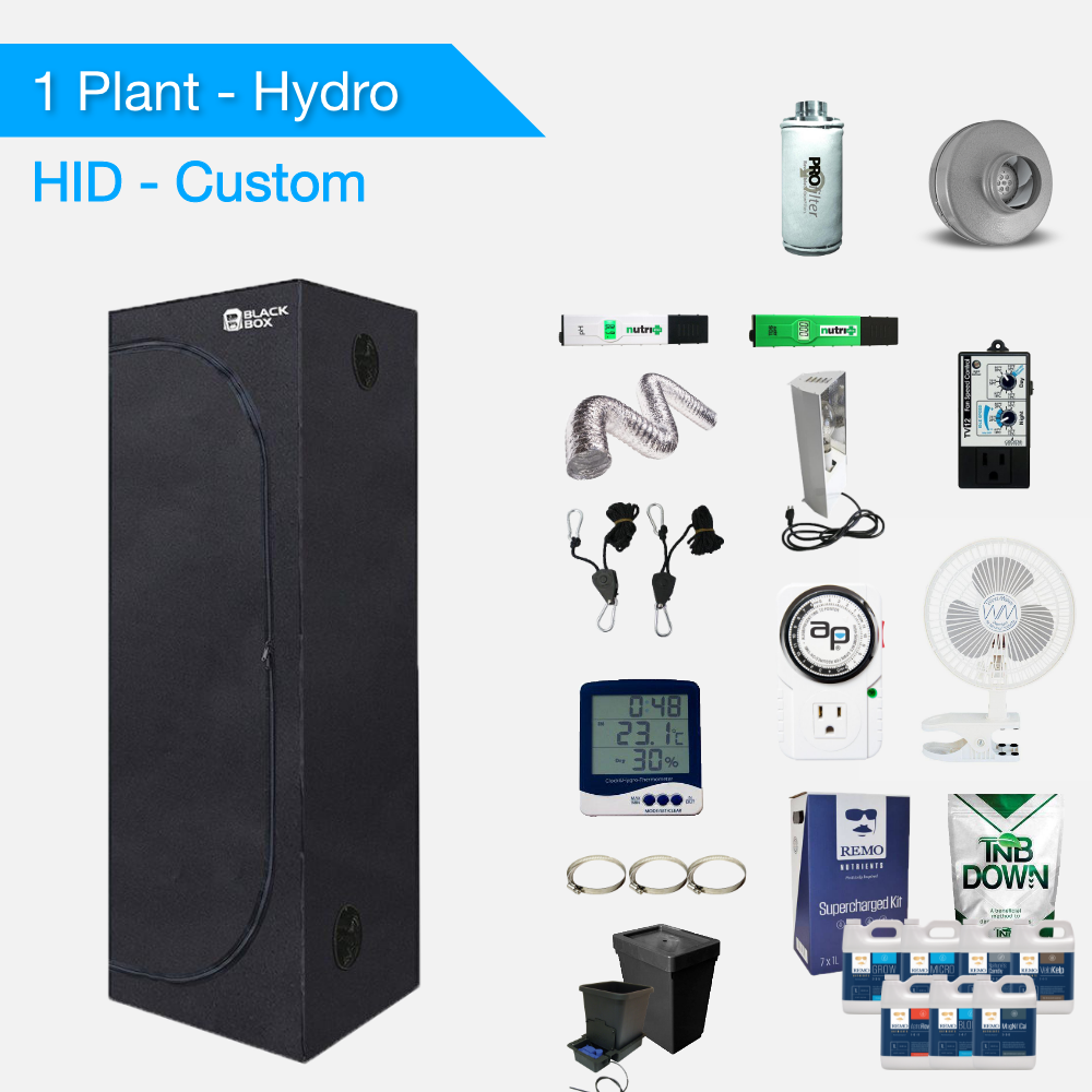 HID/T5 Hydro Complete Grow Kits for 1 Plant
