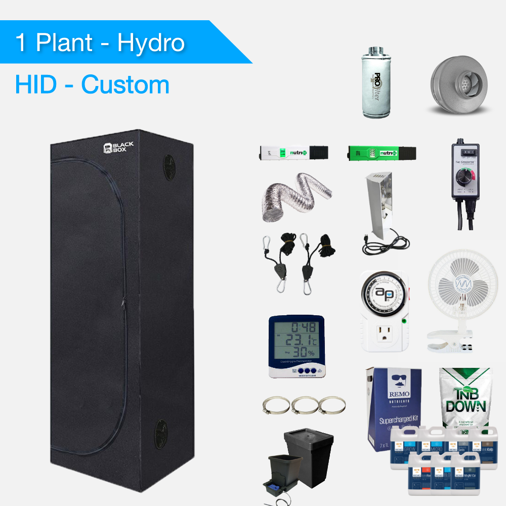 HID/T5 Hydro Complete Grow Kits for 1 Plant