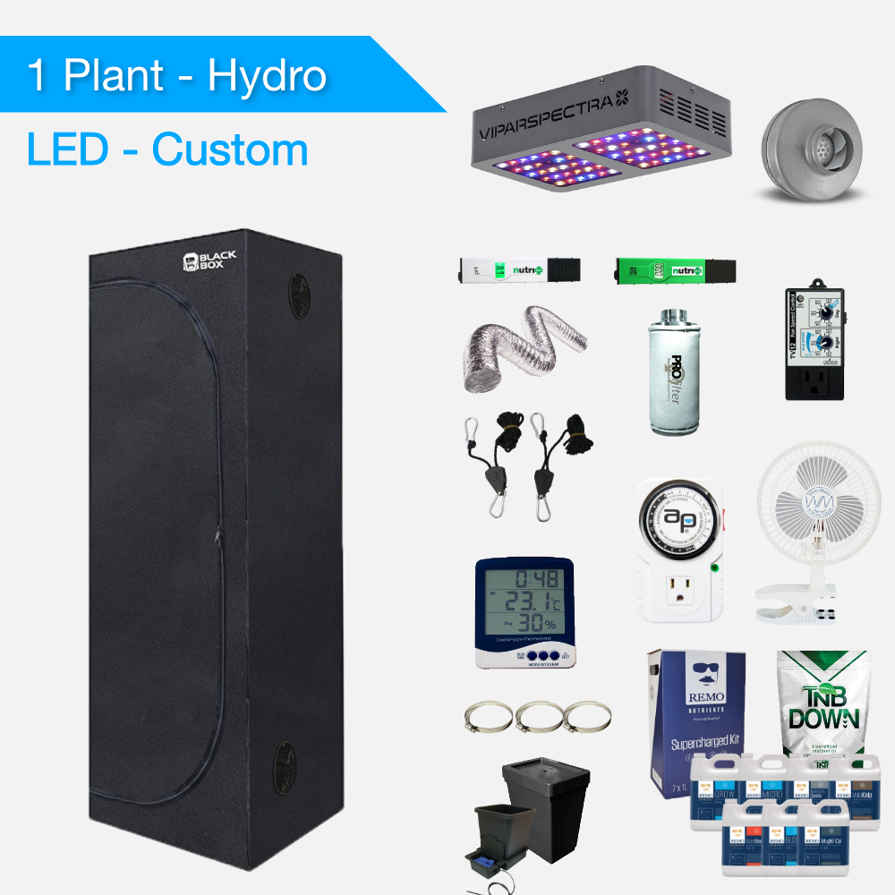 Complete 1 Plant Grow Kit - Hydro - LED