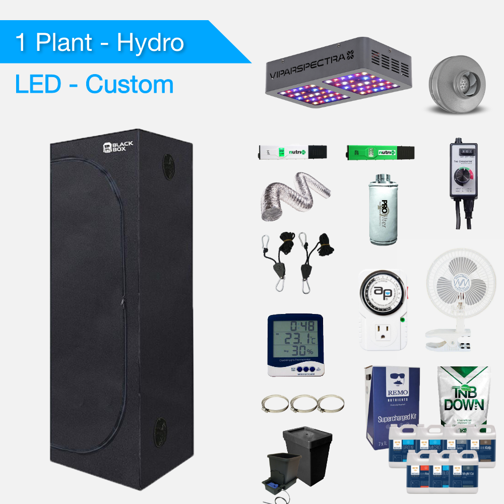 Complete 1 Plant Grow Kit - Hydro - LED