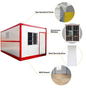 ECO Farm Luxury Foldable Container House White/Red/Blue/Yellow-growpackage.com