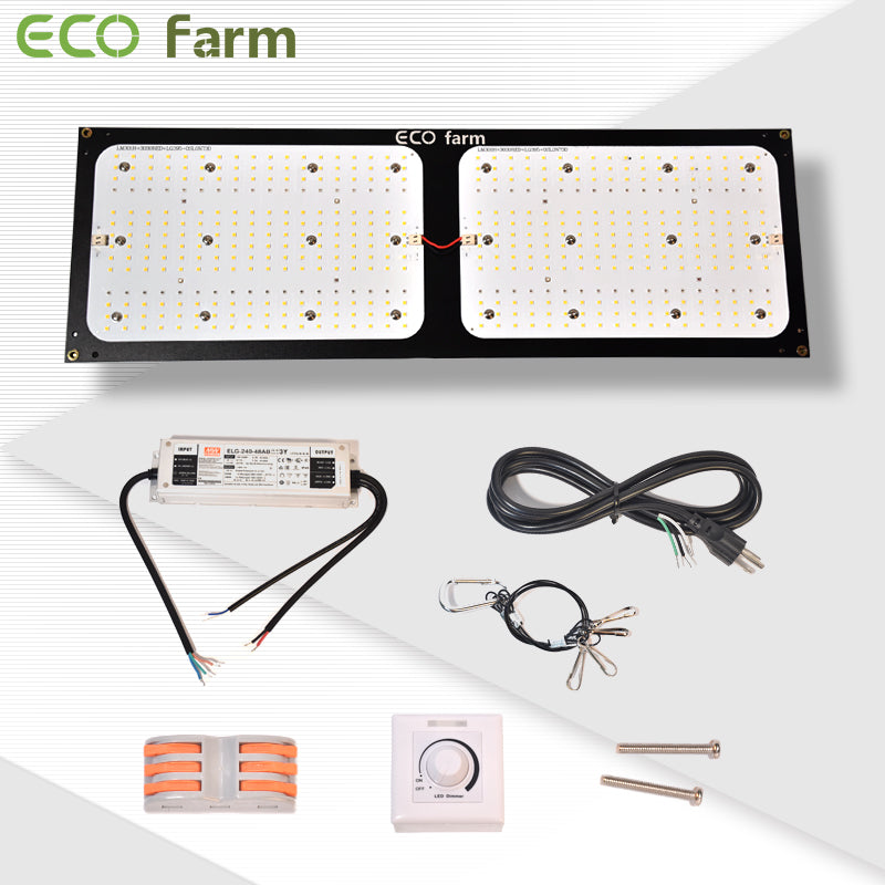 ECO Farm 240W V3 Samsung 301h Quantum Board LED Grow Light-growpackage.com