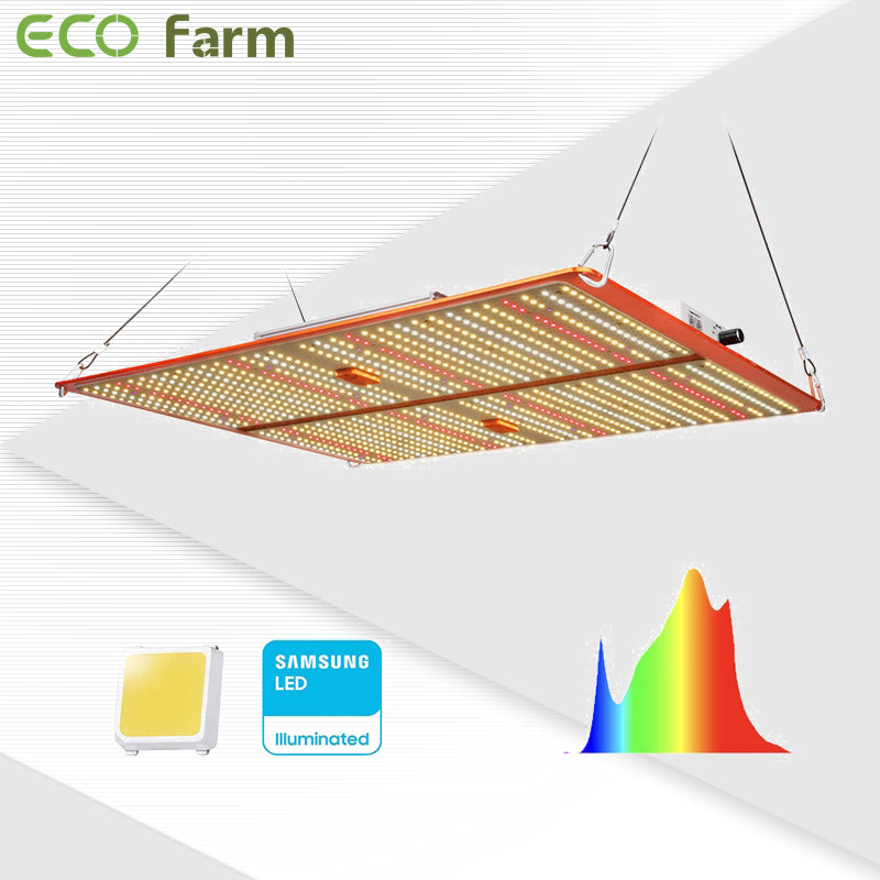 ECO Farm ECOT 120W/240W/480W Dimmable Samsung LM301H Quantum board LED Grow Light with UV&IR