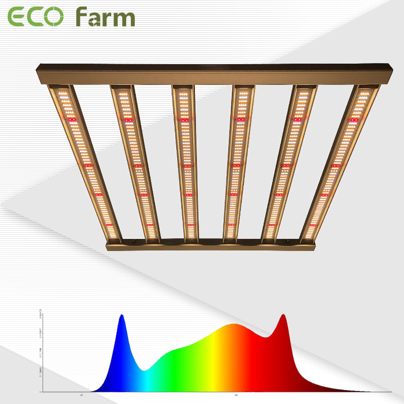 ECO Farm ECOM 480W LM301B Full spectrum LED Grow Light Bars for 5x5ft Coverage