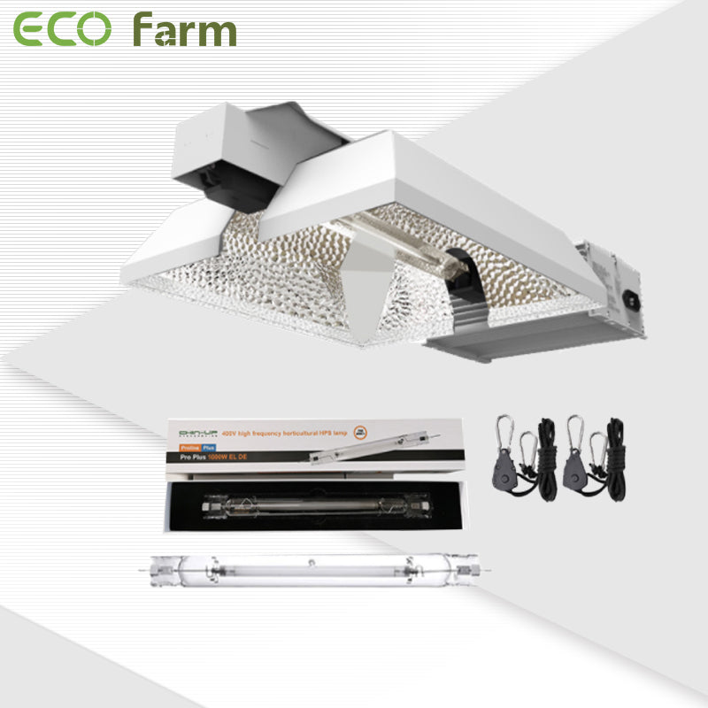 ECO Farm 1000W DE HPS Grow Light Complete Fixture