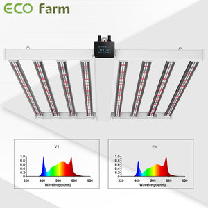 ECO Farm MB3 Pro 760W LM301B LED Grow Light With 2 Spectrum and Screen Timer Function