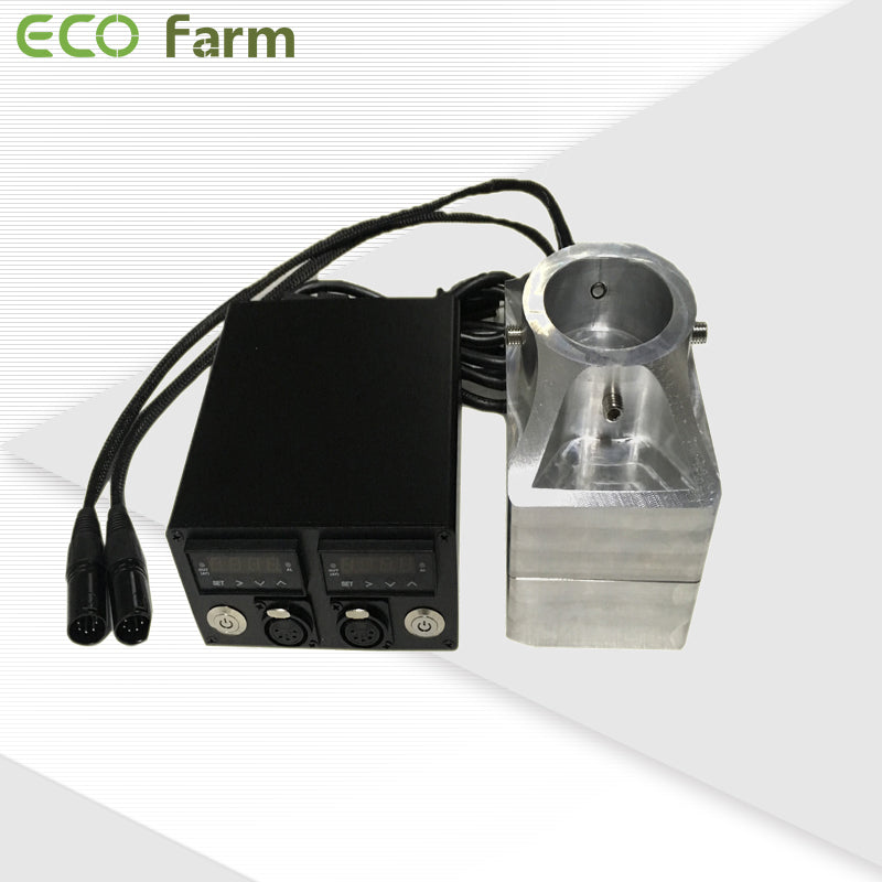 ECO Farm 3x5inch Rosin Heat Press Kits Convex Plates With Dual Heater Rod-growpackage.com