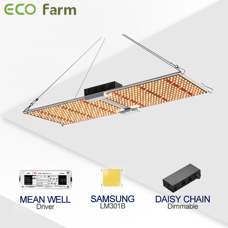 ECO Farm Newest Samsung LM301B 110/220/460/600W Quantum Board with Daisy Chain