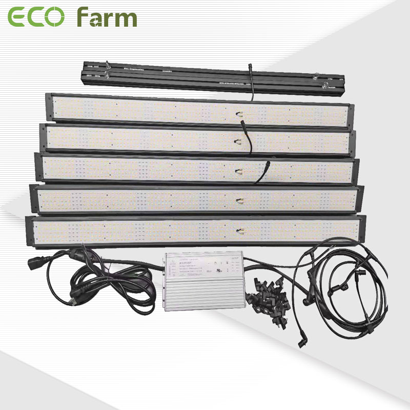 ECO Farm ECOQ 600W Full Spectrum Dimmable LED Grow Light with UV&IR for Greenhouse,Veg Bloom, 5x5ft