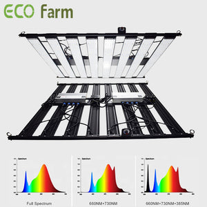ECO Farm V4 Samsung LM301H/LM301B 100W/480W/600W/960W Dimmable LED Grow Light Bar with UV&IR
