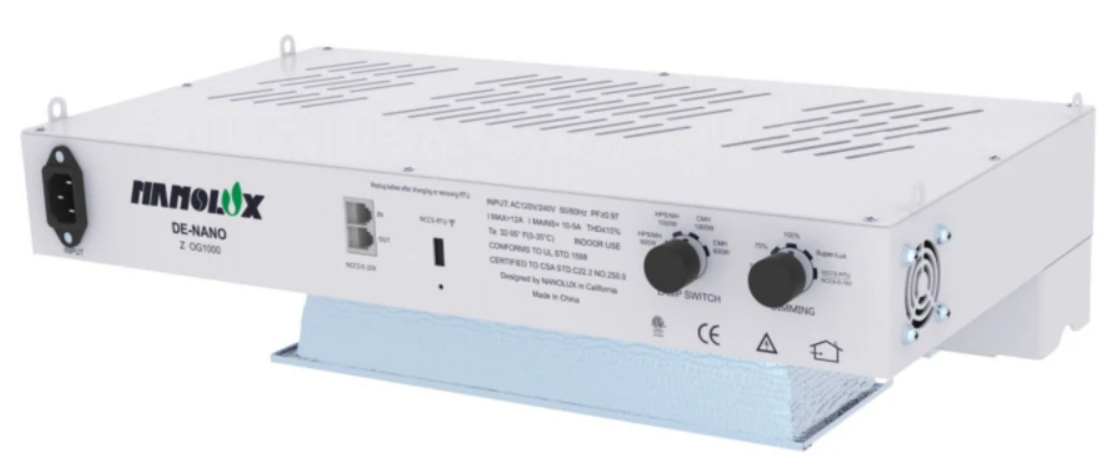 Nanolux OG DE 1000W Summit Series Fixture w/ Bulb 120V-240V