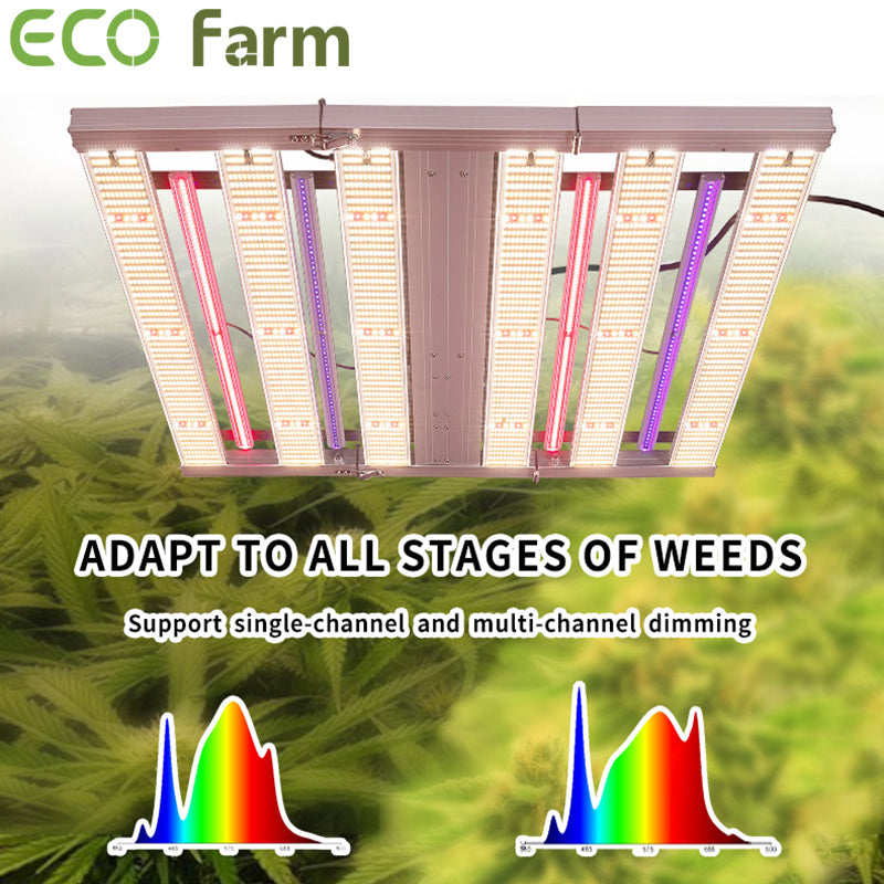 ECO Farm UI2 690W/UI4 740W Samsung 301B Chips LED Grow Light With Separately UV+IR Control