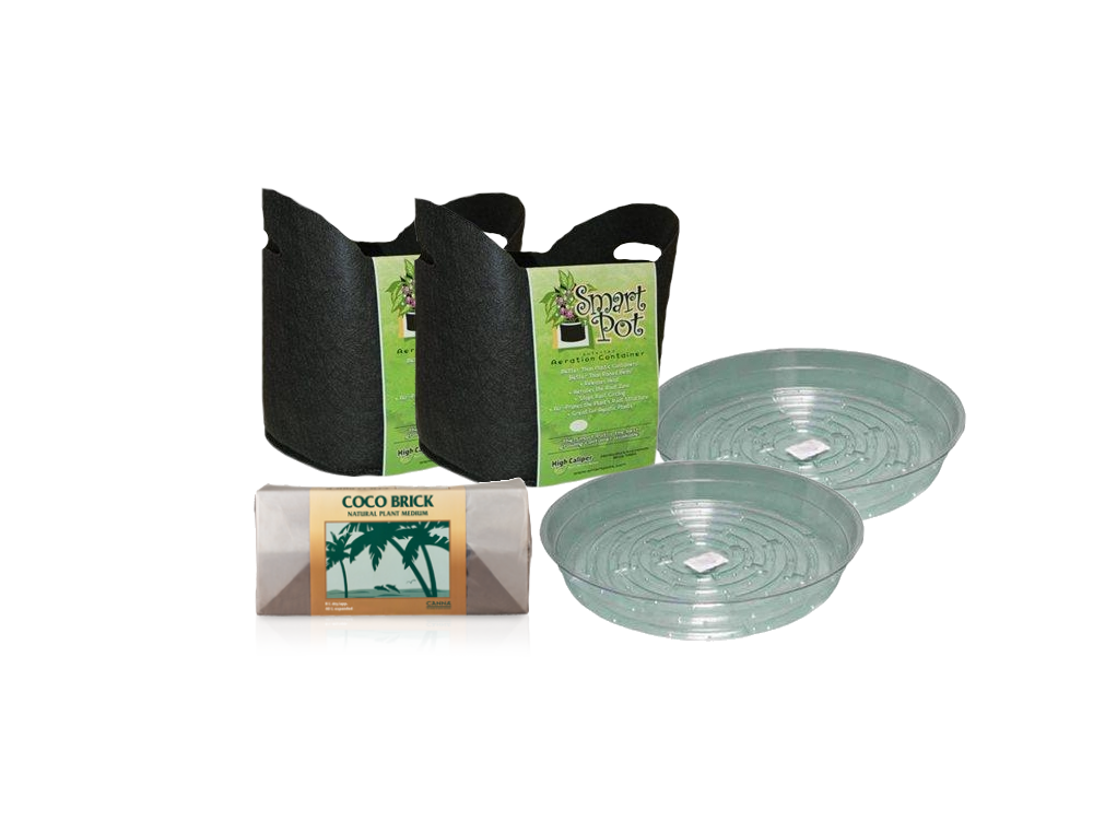 LED Coco Starter Complete Grow Kits for 2 Plants