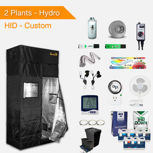 HID/T5 Hydroponic Complete Grow Kits for 2 Plants
