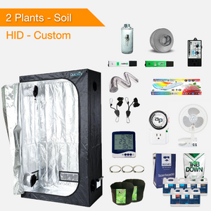 HID/T5 Soil Complete Indoor Grow Kits for 2 Plants