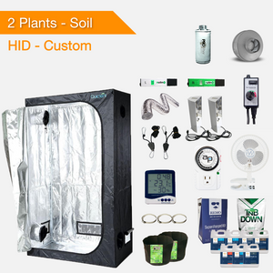 HID/T5 Soil Complete Indoor Grow Kits for 2 Plants