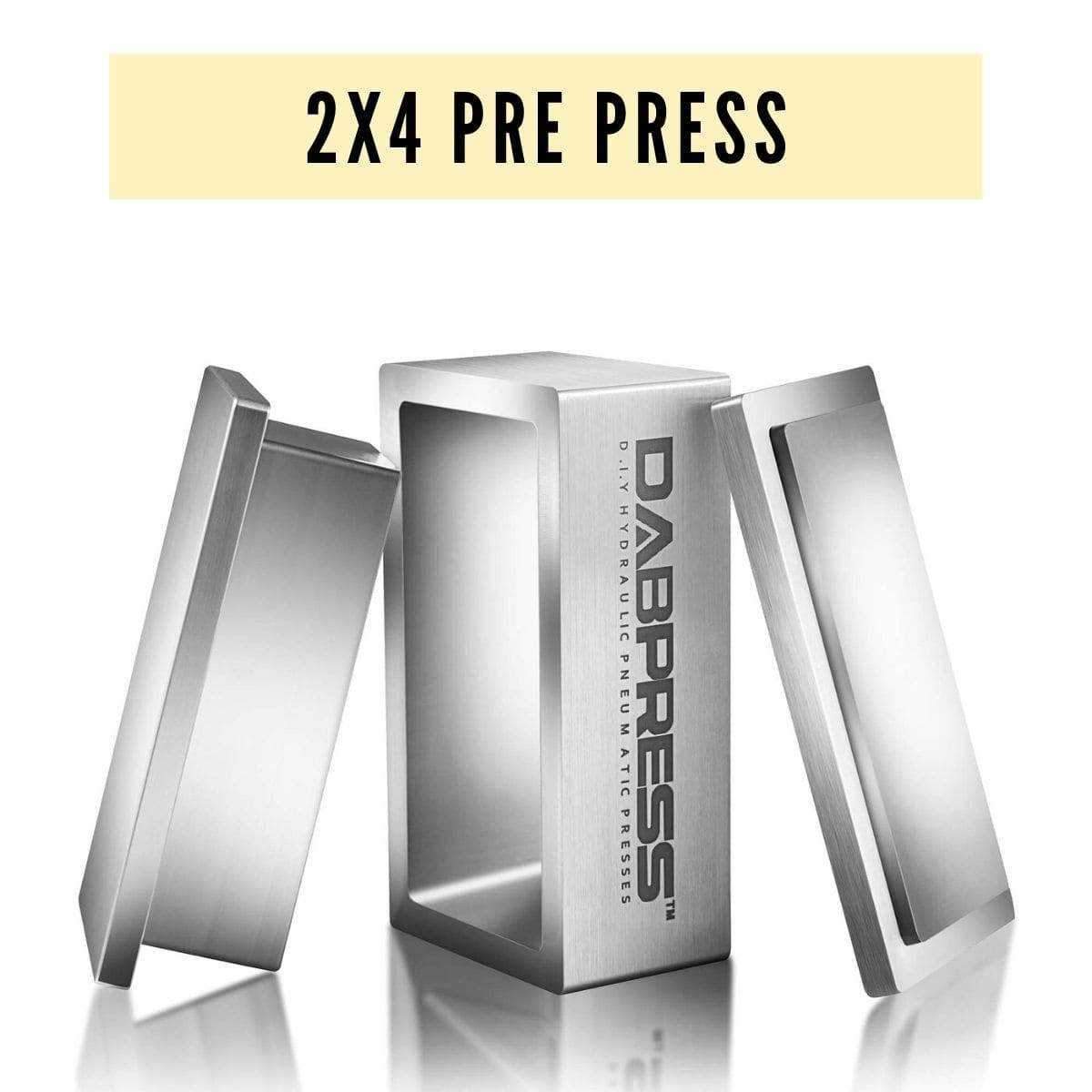 2x4 Rosin Pre Press Mold ( Flower & Hash ) - Loading 7 to 12g Materials - Pairs 2x4 Inches Rosin Filter Bags | Dabpress