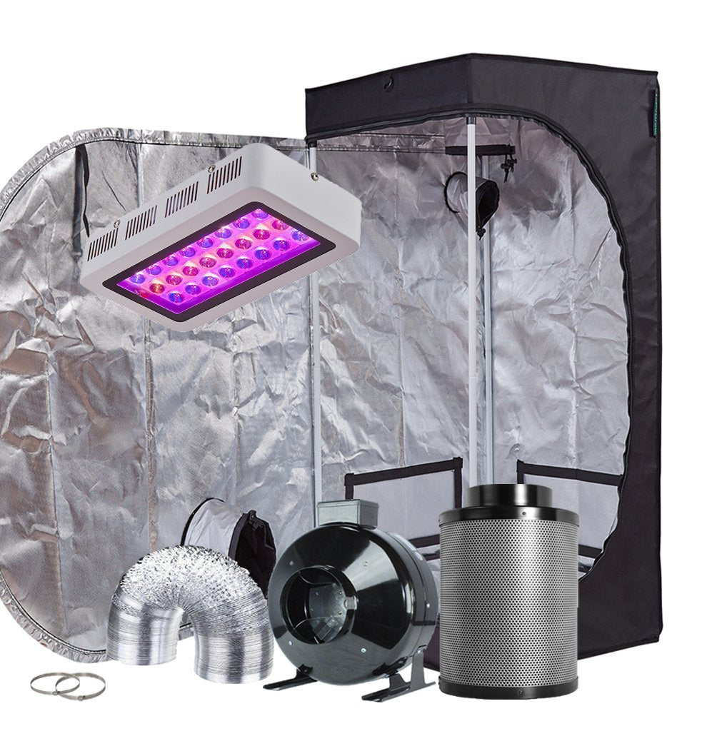TopoGrow 24X24X48 LED Grow Tent Kits