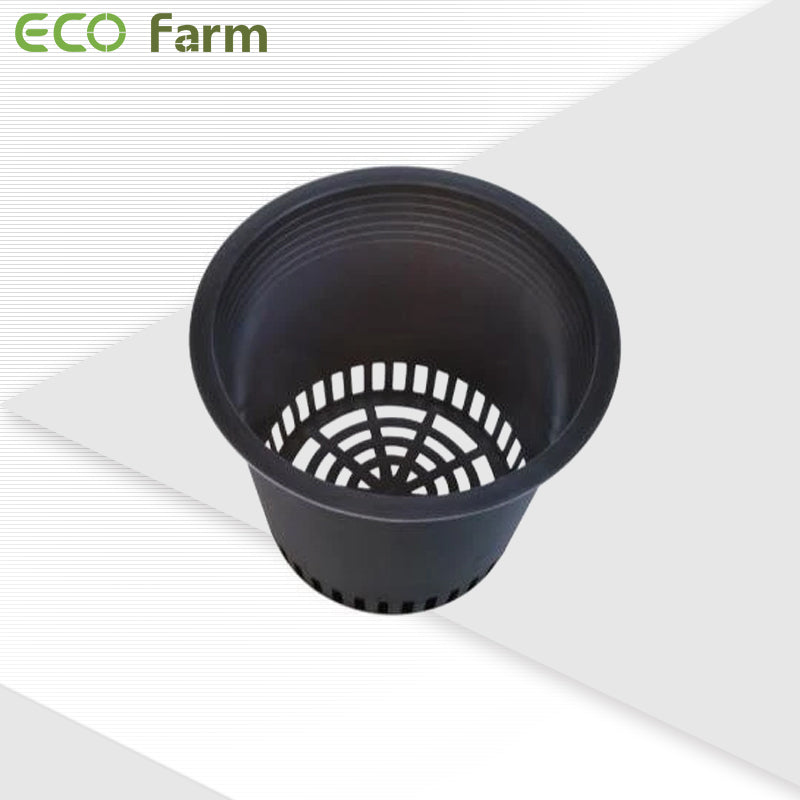 ECO Farm 8'' Plastic Hydroponics Mesh Pot-growpackage.com