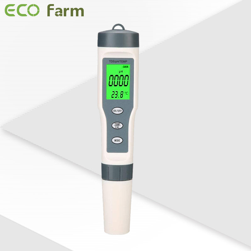 ECO Farm PH/TDS/Temp 3 in 1 Test Meter-growpackage.com