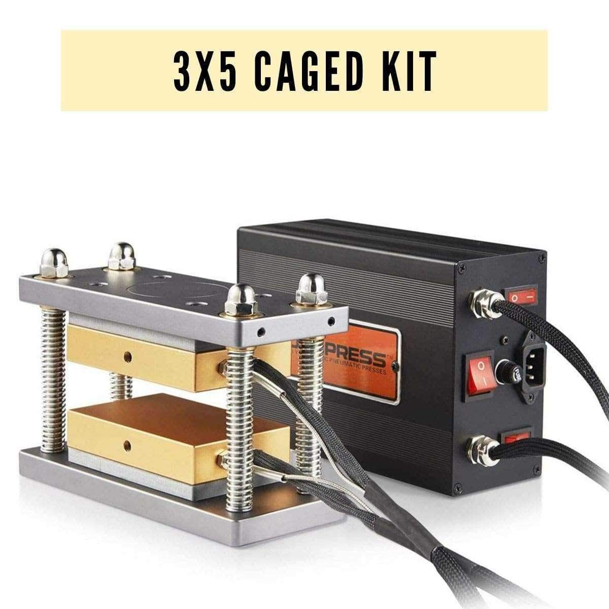 3x5 DIY Caged Rosin Press Kit - Build A 10-12 Ton Rosin Heat Press Machine for Personal Use - Build A 10-12 Ton Rosin Heat Press Machine for Personal Use | Dabpress