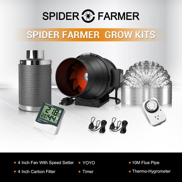 Spider Farmer Fan & Filter Bundle 4 Inch