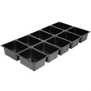 T.O. Plastics Square Pot Carry Trays