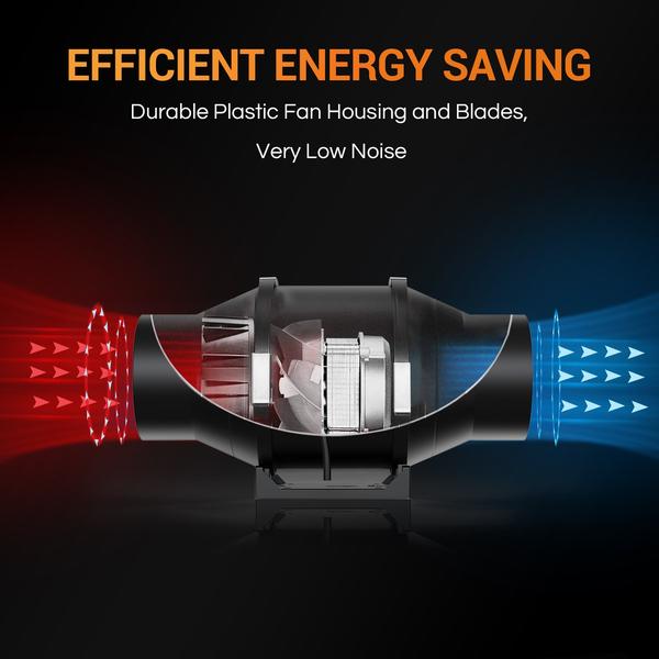 Spider Farmer Fan & Filter Bundle 4 Inch