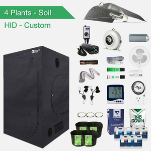 HID (HPS/MH) Soil Complete Grow Kits for 4 Plants