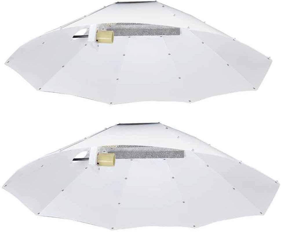 ECO Farm 42'' HPS MH Round Umbrella Parabolic Reflector Single Ended-growpackage.com