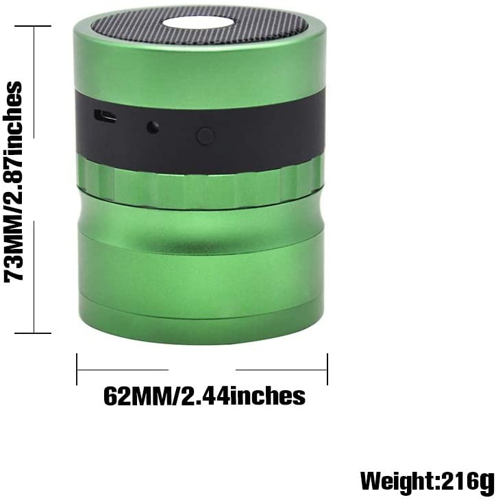 ECO Farm Bluetooth Audio Aluminum Alloy 4-layer Herb Grinder-growpackage.com