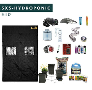 5' X 5' HID Hydroponic Complete Indoor Grow Tent Kits for 6 Plants