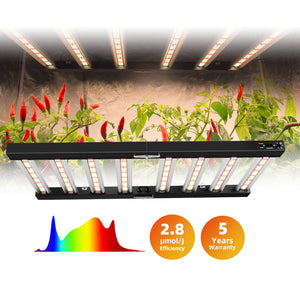 ECO Farm SP-400/SP-600/SP-800 Samsung Foldable Dimmable Full Spectrum LED Grow LED Bar Light