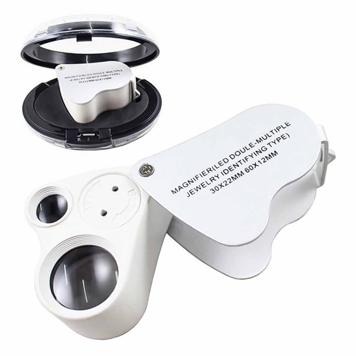 ECO Farm 60X 30X LED Light Mini Magnifier High Clear LED Microscope