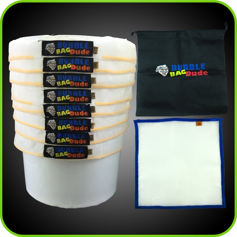 BUBBLEBAGDUDE 5 Gallon 8 Bubble Bags Set