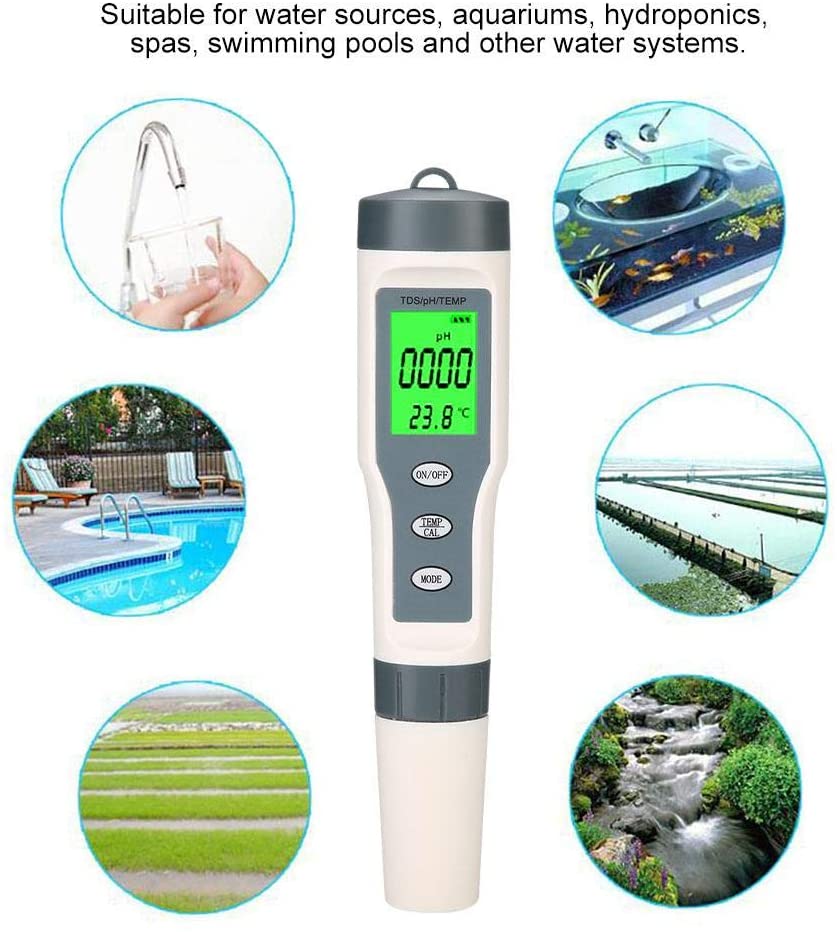 ECO Farm PH/TDS/Temp 3 in 1 Test Meter-growpackage.com