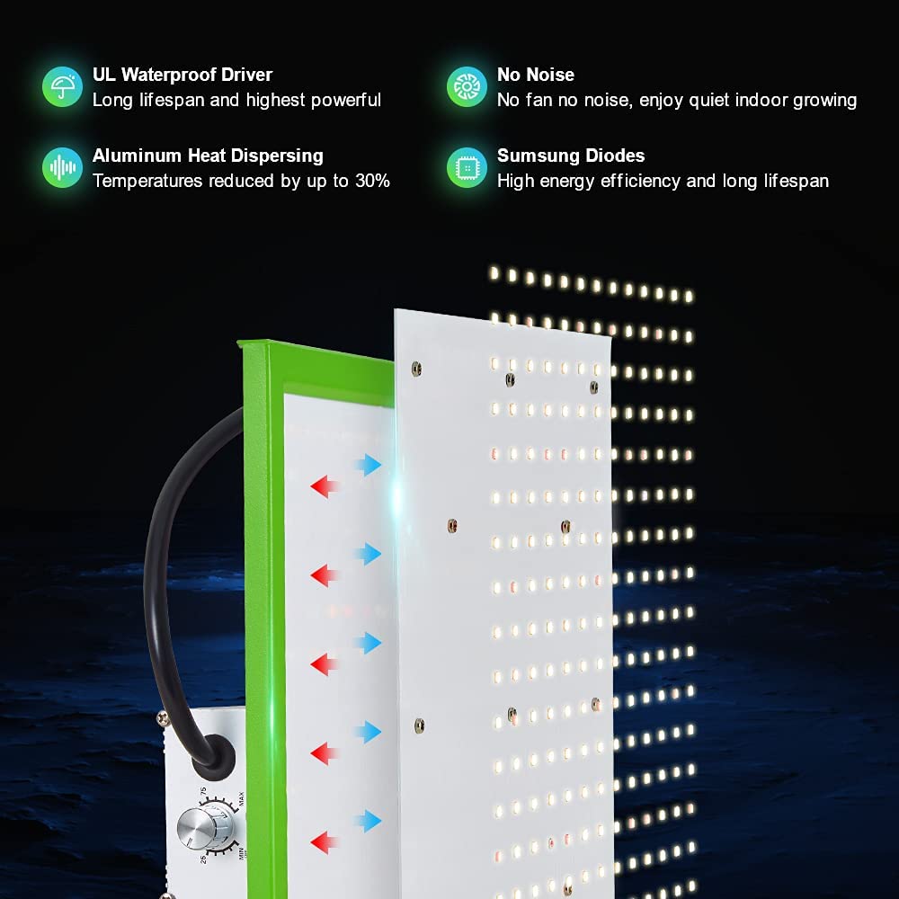 ECO Farm ECOGreen 50W DIY Splicable Full Spectrum Quantum Board LED Grow Light