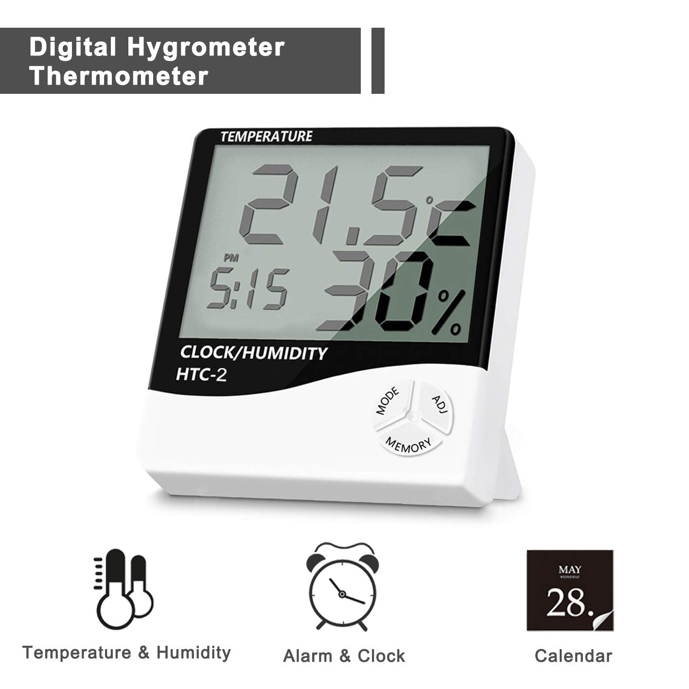 Eco Farm Hygro/Temperature/Humidity Meter for hydroponics for Sale